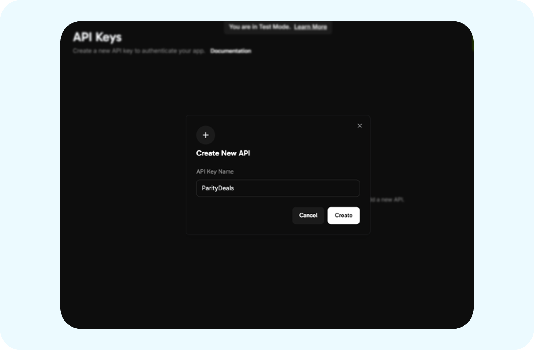 API key